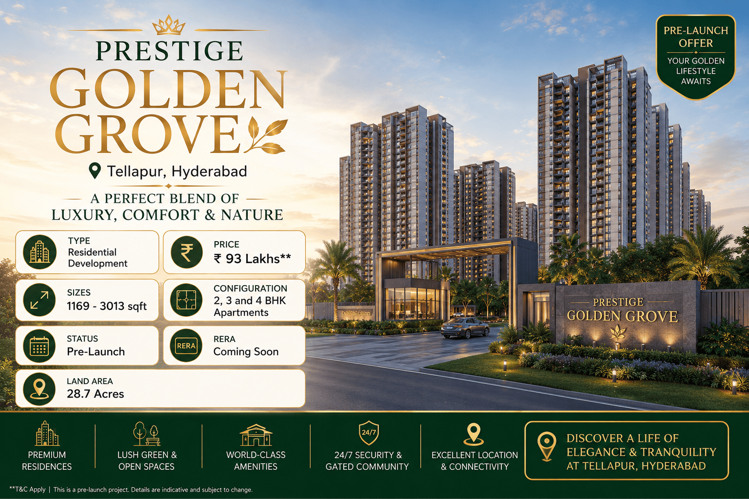 Prestige Golden Grove