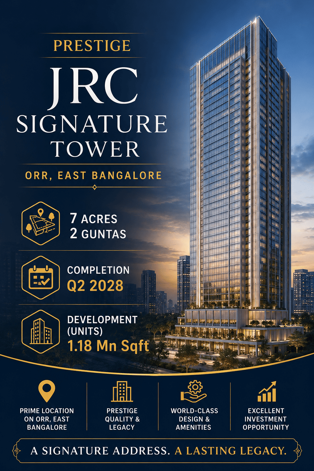 Prestige JRC Signature Tower Overview